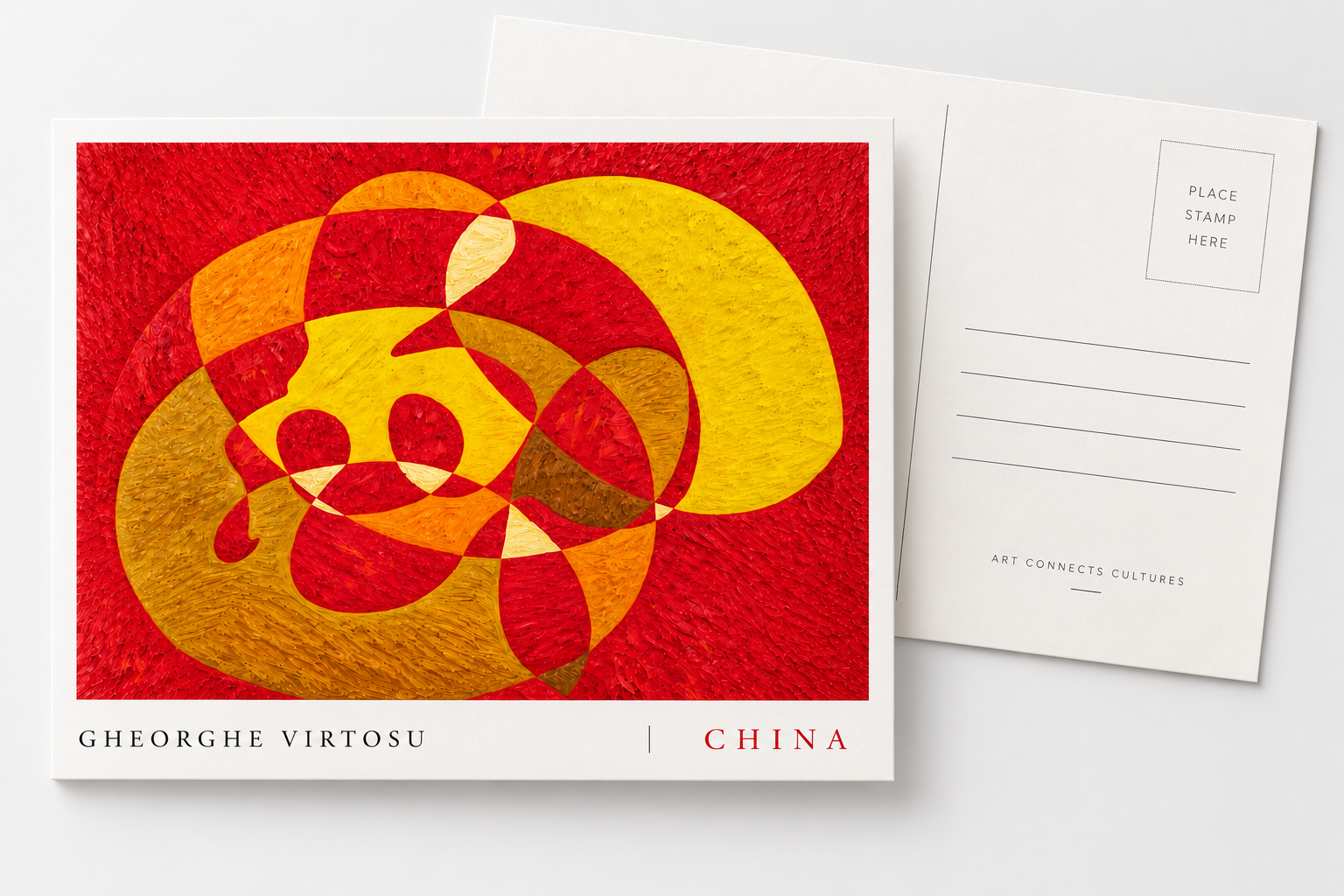 Gheorghe Virtosu的《China》作品制作成艺术明信片